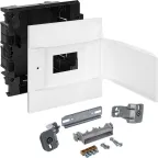 Practibox S Пластиковый щиток Встраиваемый (ЩРв-П) 1X6 Белая дверь