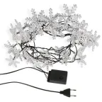 Гирлянда светодиодная "Снежинки" 30 LED МУЛЬТИКОЛОР 4,4 метра с контроллером | 303-065 | NEON-NIGHT