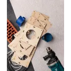 Комплект шаблонов для подрозетников диаметром 72 мм Expert