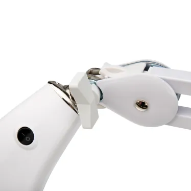 Лупа на струбцине , круглая, 5D, с подсветкой 90 LED, белая | 31-0403 | REXANT