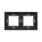 Рамка из металла, ''Avanti'', светло-серебристая, 4 модуля