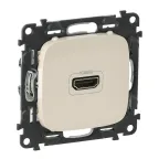 Valena ALLURE Розетка для аудио/видео устройств HDMI Тип А С лицевой панелью Слоновая кость