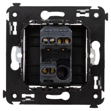 Avanti Переключатель одноклавишный в стену, ''Черный квадрат''