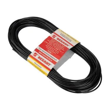 Трос стальной в ПВХ оплетке d-2.5 мм. черный (20 м)