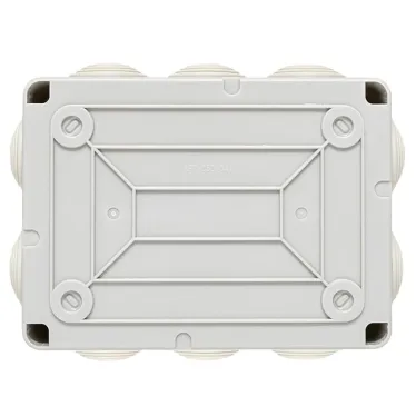 Коробка распаячная КМР-050-041пк пылевлагозащищенная10 мембранных вводов уплотнительный шнур прозрачная крышкой (150х110х70) PROxima