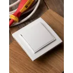 Кнопка нажимная СП Минск 10А белый