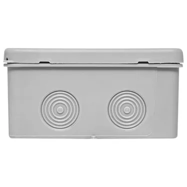 Коробка распределительная KMP-030-035 с крышкой (100х100х50) для прямого монтажа без мембр. вводов серая IP54 EKF