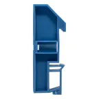 Изолятор DIN синий