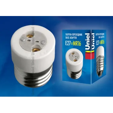 Переходник LH27-MR16 с цоколя Е27 на MR16 керамика
