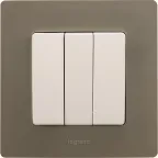 ETIKA Рамка 1 пост светлая галька