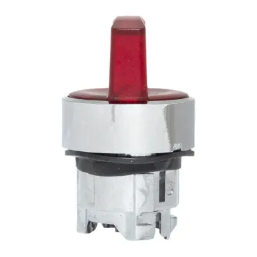 Механизм переключателя исполнительный ХB4 красный на 2 положения с фиксацией с подсветкой с короткой ручкой PROxima