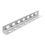 Профиль перфорированный L-образный 30х30х3000, толщина 2,0 мм, Сендзимир цинк