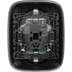 Valena ALLURE Розетка силовая двойная 2х2К+З 16А 250В с лицевой панелью со шторками безвинтовые зажимы антрацит