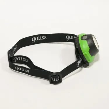 Фонарь светодиодный налобный 4 Вт 230 лм Черный IP42 на батарейках 3xААА GFL Gauss