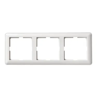 W59 Рамка 3 поста белая