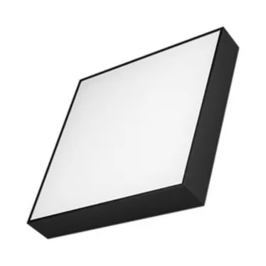 Светильник IM-QUADRO-EMERGENCY-3H-S400x400-44W Warm3000 (BK, 120 deg, 230V) (IP40 металл, 2 года)