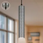 Светильник подвесной потолочный PL15 GR MR16 GU10 цилиндр графит