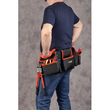 Сумка-пояс двухсекционная усиленная с двухшпеньковым ремнем С-12 Master