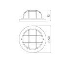 Светильник серии Кантри под лампу с цоколем Е27 НБО 03-60-012