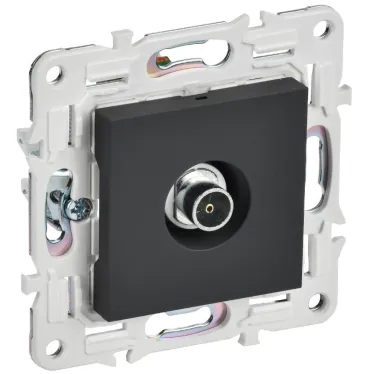 SKANDY Розетка TV оконечная SK-A12G графит IEK