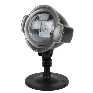 Проектор LED Падающий снег мультирежим холодный свет, 220V, IP44 ENIOP-03