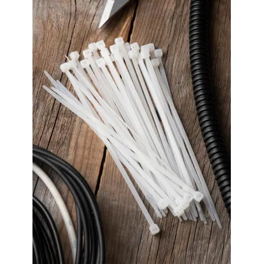 Хомут P6.6 стандартный белый 3.6x200 (100шт) FlexLock PROxima