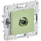 SKANDY Розетка TV проходная SK-A17G мятный IEK