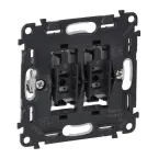 Valena IN MATIC Выключатель двухклавишный 10А 250В Безвинтовые зажимы