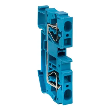 Колодка клеммная самозажимная JXB-ST-6 57А синяя