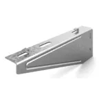 Кронштейн настенный для проволочного лотка безвинтовой 300 мм, толщина 1,5 мм, Сендзимир цинк