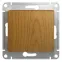 GLOSSA Переключатель одноклавишный в рамку дуб сх.6