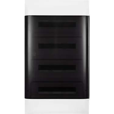 Practibox S Пластиковый щиток Навесной (ЩРн-П) 4X18 Дымчатая дверь