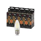 Лампа светодиодная F-LED B35-11w-827-E27 (филамент, свеча, 11Вт, тепл, E27) (10/100/5000)