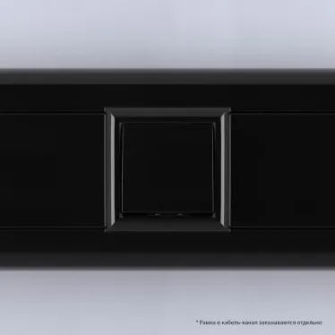 Avanti Выключатель ''Черный квадрат'', 16A, 2 модульный