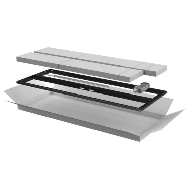 Дверь перфорированная двустворчатая для шкафа LINEA N 28U 600мм черная