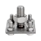 Зажим прута на штыре, пластина d (56x56)мм Ni PROxima