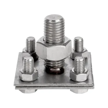Зажим прута на штыре, пластина d (56x56)мм Ni PROxima