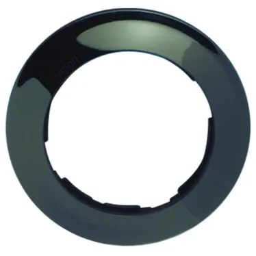 Рамка 4 поста, круг, S88, воронёная сталь