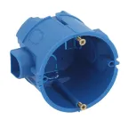 Коробка установоч. КУТС 68х60мм для твердых стен саморез., стыковочные узлы синяя IP20 (160/3200)