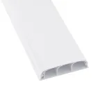 Кабель-канал 90x25 плинтусный треxсекционный с крышкой IN-Liner FRONT