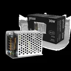 Блок питания для светодиодной ленты 30 Вт AC 100-264В Uвых 12В IP20 90х57х38мм Black Gauss