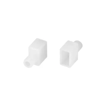 Заглушка WPH-FLEX-0612-SIDE WHITE с отверстием (, Силикон)