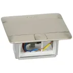 Блок выдвижной 4 модуля нержавеющая сталь