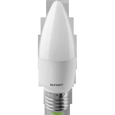 Лампа светодиодная OLL-C37-10-230-2.7K-E27-FR | 61959 | ОНЛАЙТ