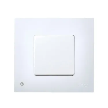 Рамка-декор на 1 пост для 2700610-03 S27Pl антибактериальная белый