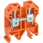 Клемма винтовая КВИ-10мм2 оранжевая