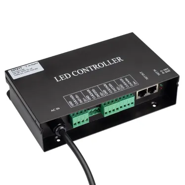Контроллер HX-SPI-DMX-SL-4P (4096 pix, 220V, TCP/IP, add, ArtNet) (, IP20 Металл, 2 года)