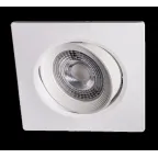 Светильник светодиодный ДВО-7W 4000K 490 Лм квадр/поворот 38 град. IP40