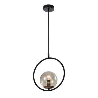 Светильник подвесной (подвес) Misericordia 5147-201 1 х Е14 40 Вт черный/медь лофт - кантри потолочный