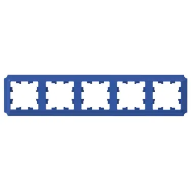 ATLASDESIGN ANTIQUE 5-постовая рамка, универсальная, АКВАМАРИН